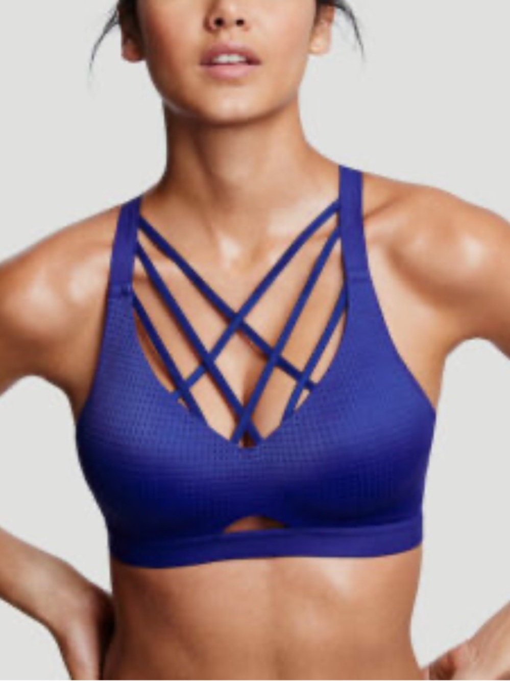 🦋 VSX Sport Victoria’s Secret Mesh Strappy Sports Bra